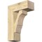 Ekena Millwork Balboa Block Rough Sawn Bracket w/ Offset Brace, Douglas Fir, 8"W x 20"D x 28"H BKT0806X20X28BOA05RDF - alternate 1